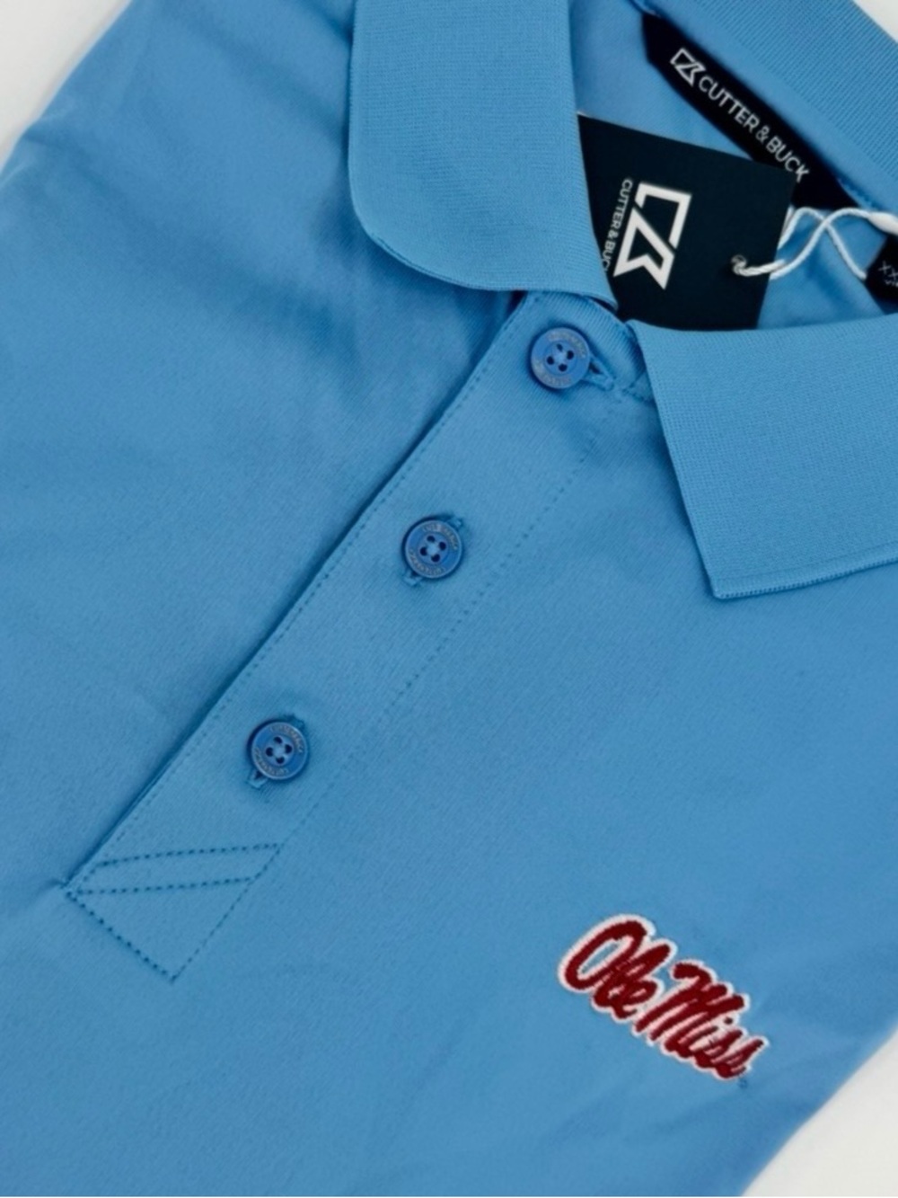 Ole Miss 2022 College World Series Championship Polo - Cutter & Buck - XXL - NWT